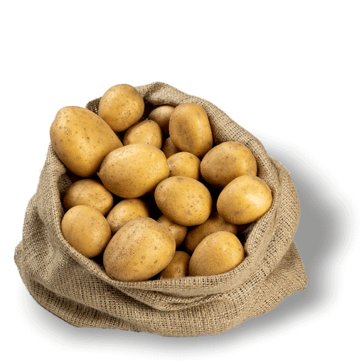 Sack mit den Belana Kartoffeln